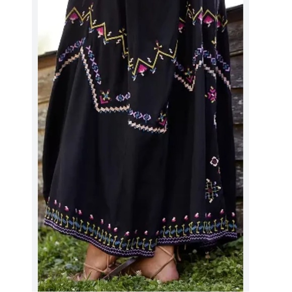 EMBROIDERED MAXI DRESS - Picture 4 of 14